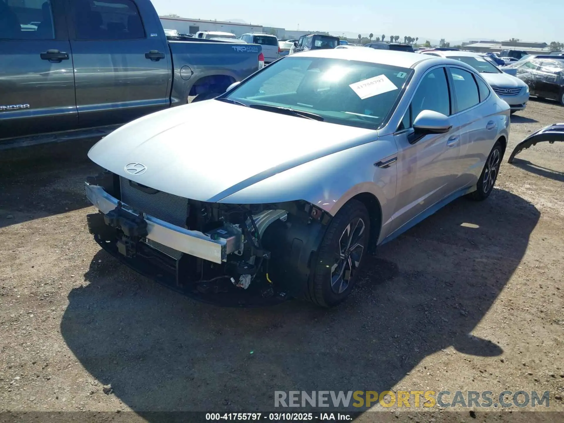 2 Photograph of a damaged car KMHL64JA5RA395421 HYUNDAI SONATA 2024