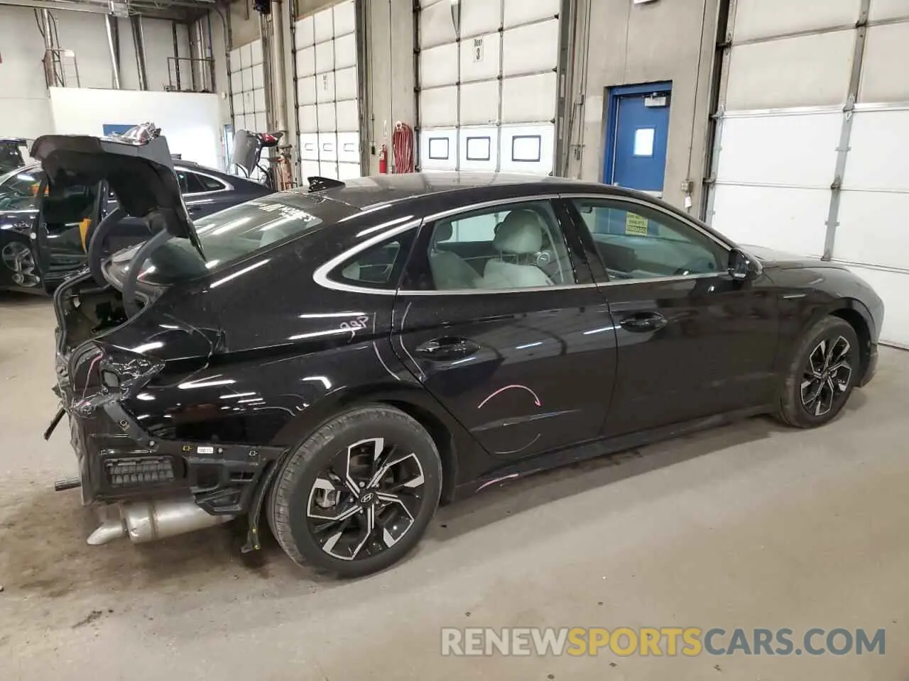 3 Photograph of a damaged car KMHL64JA5RA406000 HYUNDAI SONATA 2024