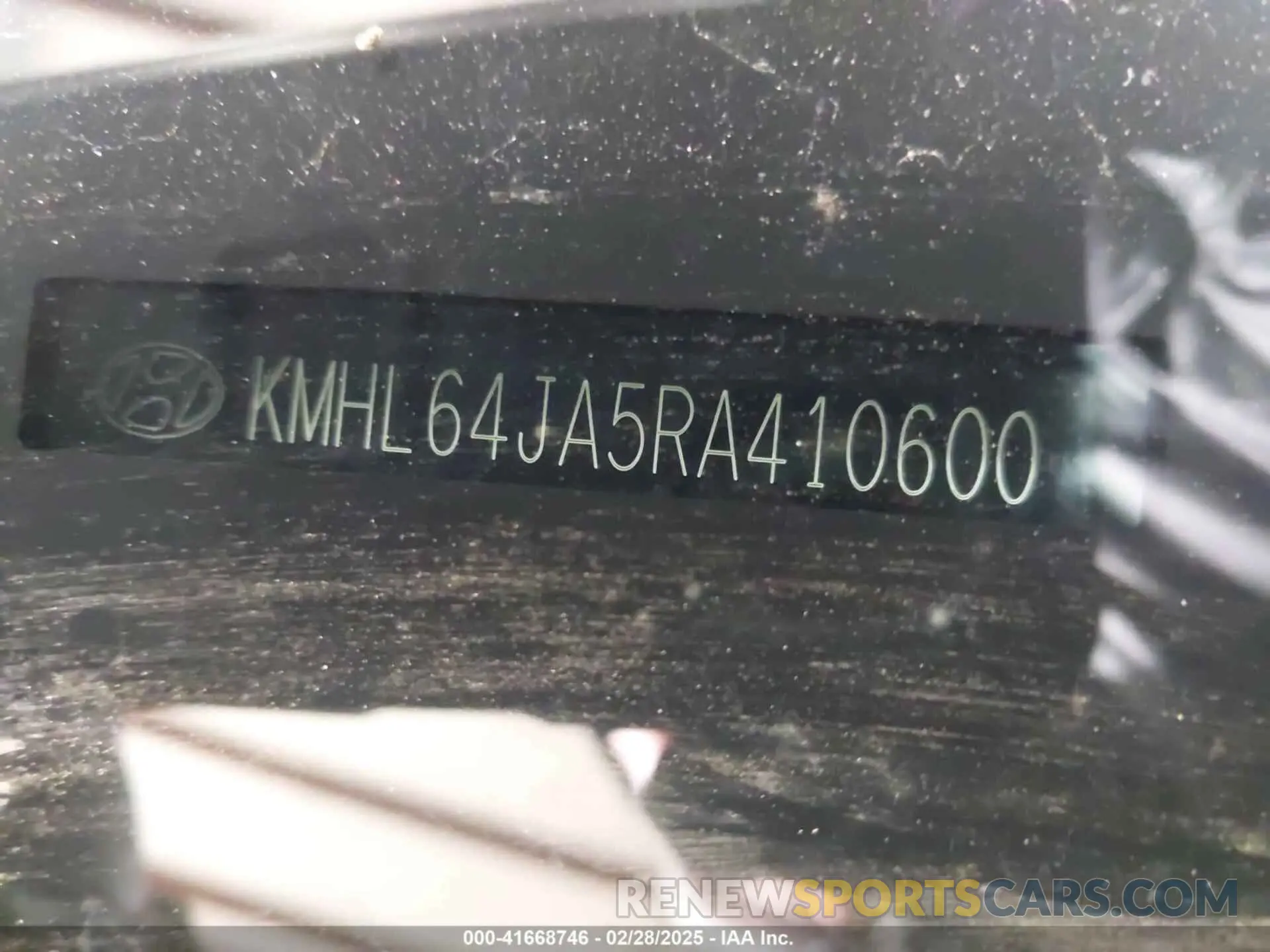 9 Photograph of a damaged car KMHL64JA5RA410600 HYUNDAI SONATA 2024