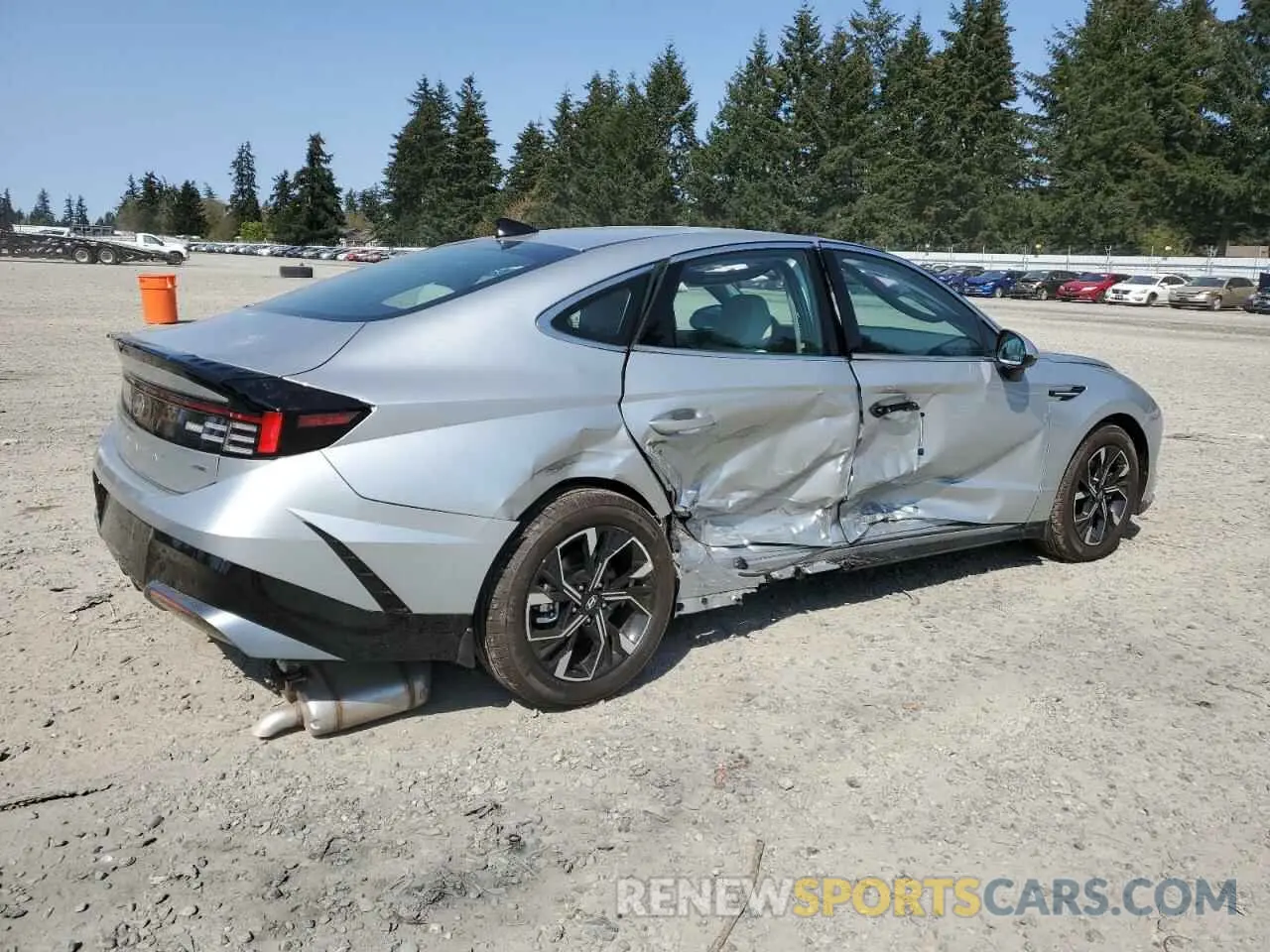 3 Photograph of a damaged car KMHL64JA5RA422228 HYUNDAI SONATA 2024