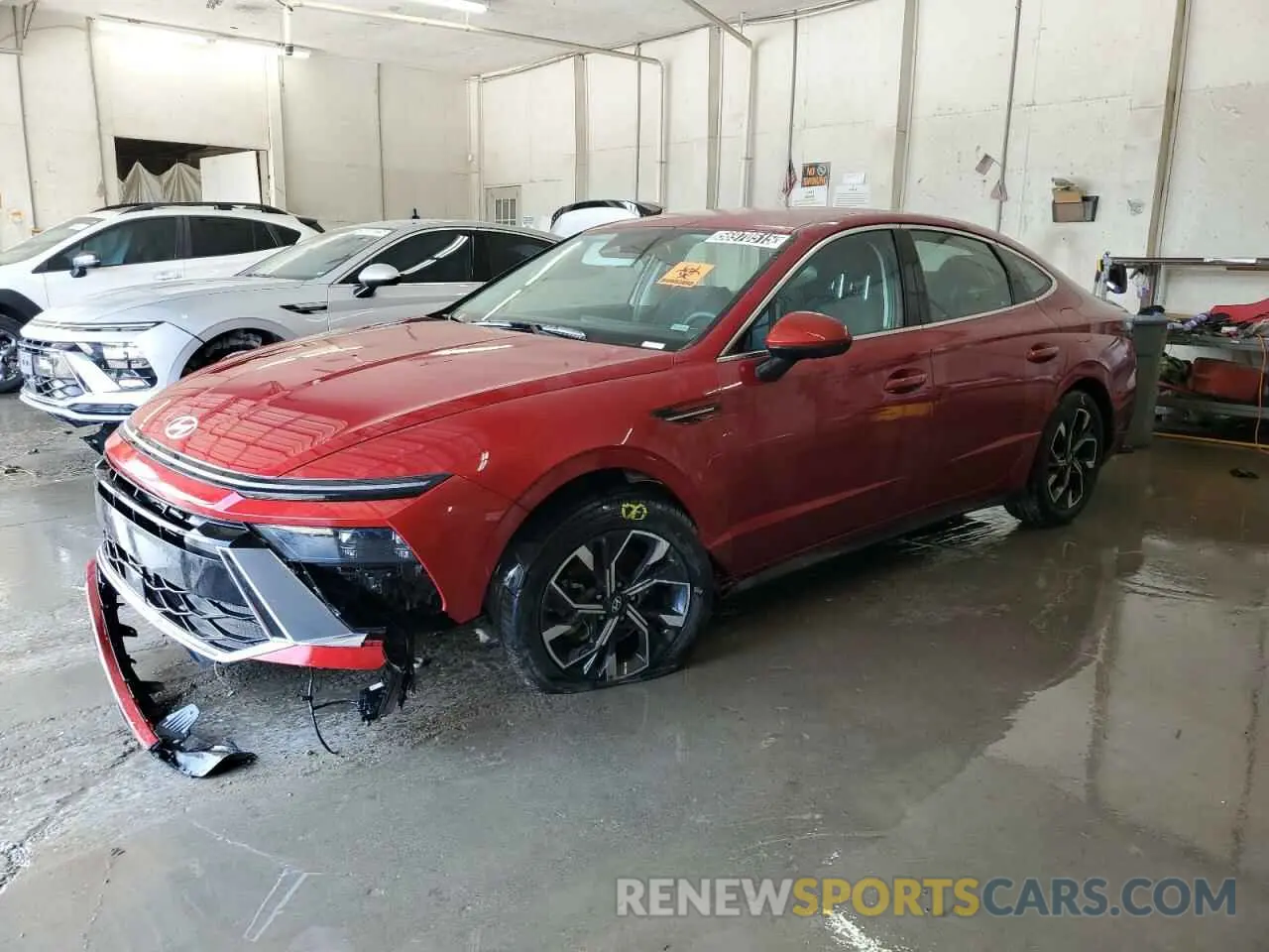 1 Photograph of a damaged car KMHL64JA6RA379583 HYUNDAI SONATA 2024