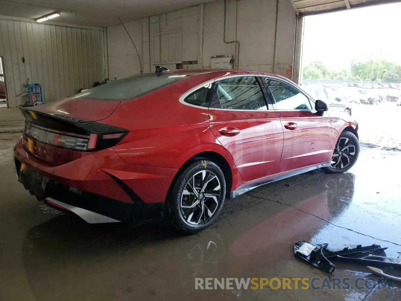 3 Photograph of a damaged car KMHL64JA6RA379583 HYUNDAI SONATA 2024