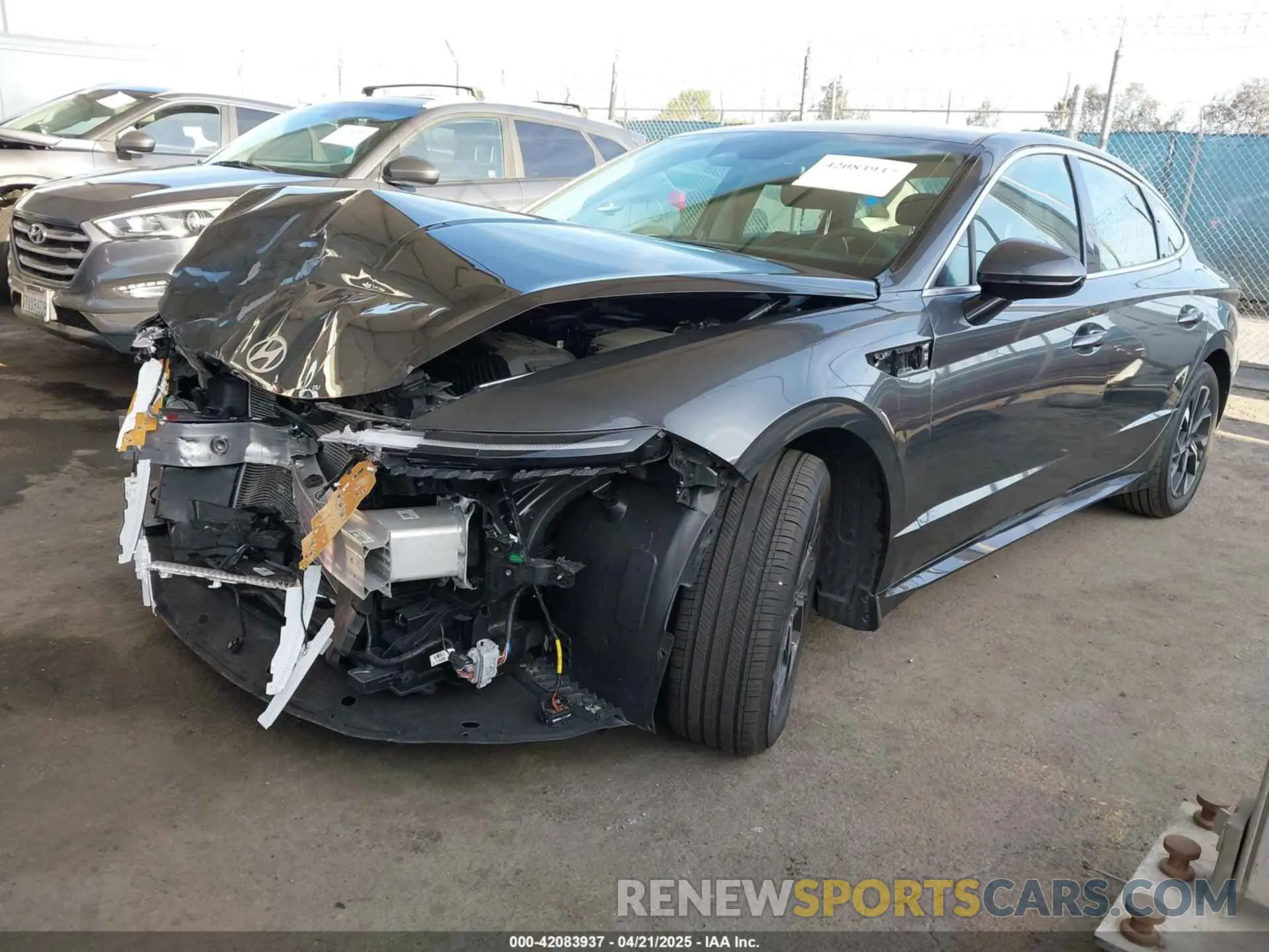 2 Photograph of a damaged car KMHL64JA6RA418544 HYUNDAI SONATA 2024