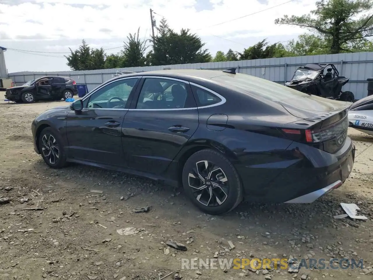 2 Photograph of a damaged car KMHL64JA7RA369208 HYUNDAI SONATA 2024