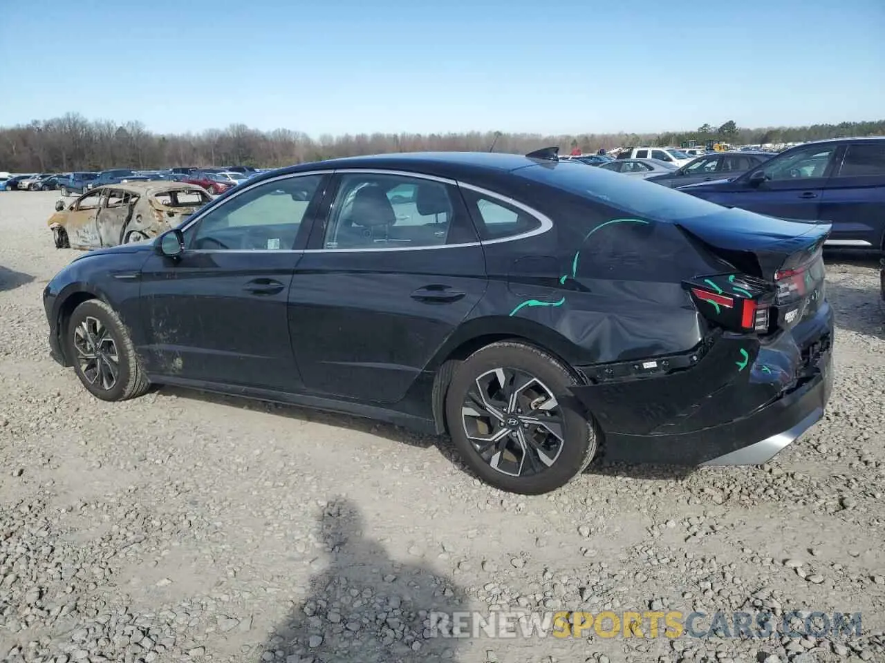 2 Photograph of a damaged car KMHL64JA7RA414227 HYUNDAI SONATA 2024