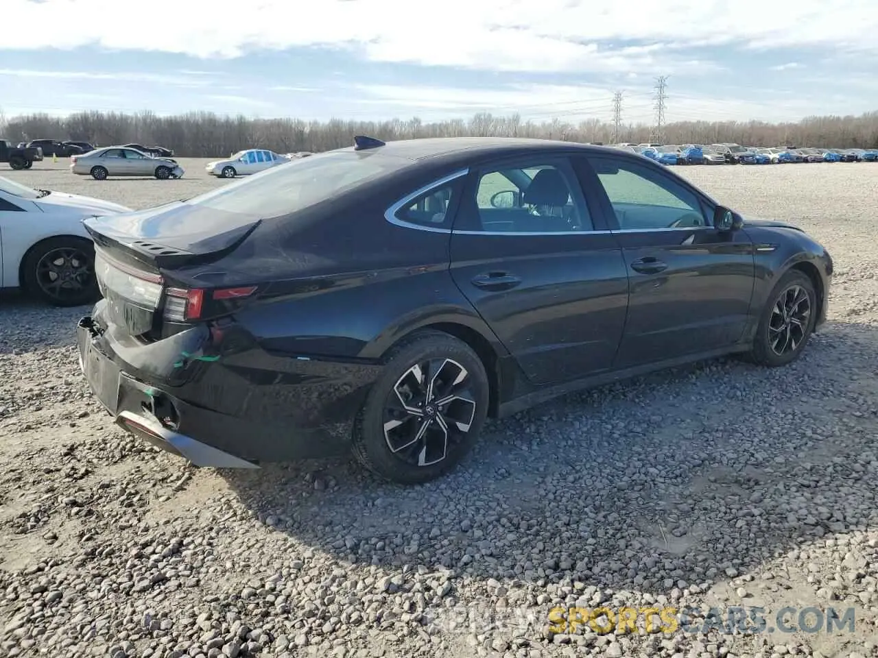 3 Photograph of a damaged car KMHL64JA7RA414227 HYUNDAI SONATA 2024