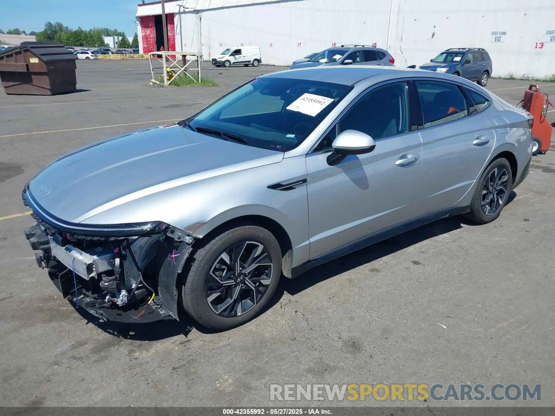 2 Photograph of a damaged car KMHL64JA7RA427284 HYUNDAI SONATA 2024