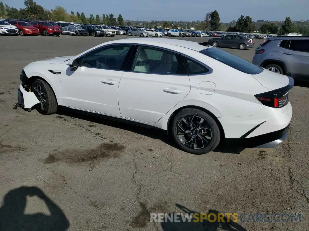 2 Photograph of a damaged car KMHL64JA8RA374367 HYUNDAI SONATA 2024