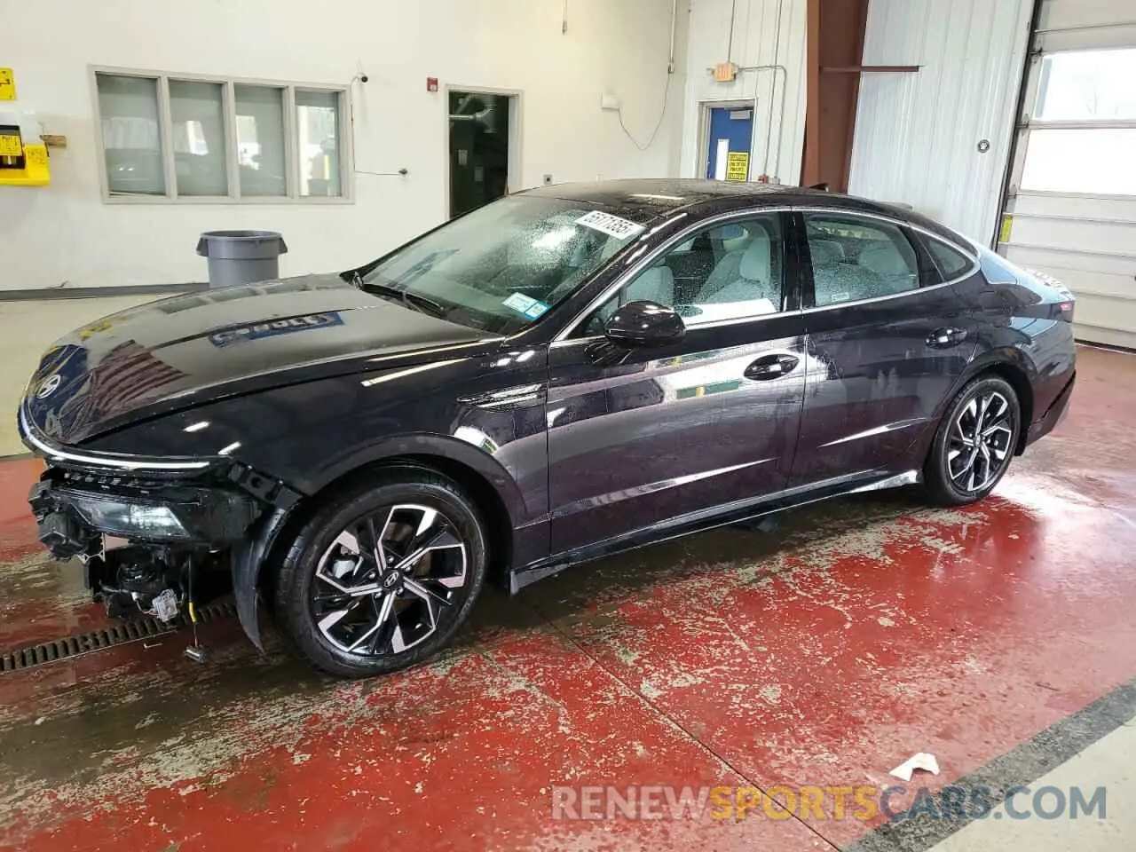 1 Photograph of a damaged car KMHL64JA8RA385790 HYUNDAI SONATA 2024