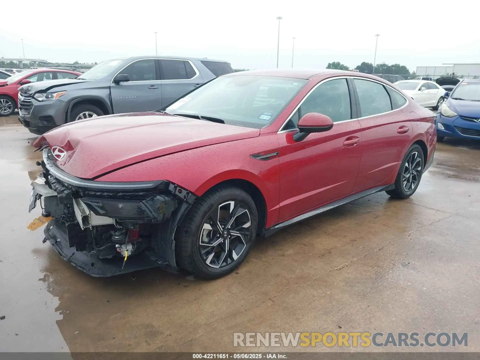 2 Photograph of a damaged car KMHL64JA9RA379626 HYUNDAI SONATA 2024