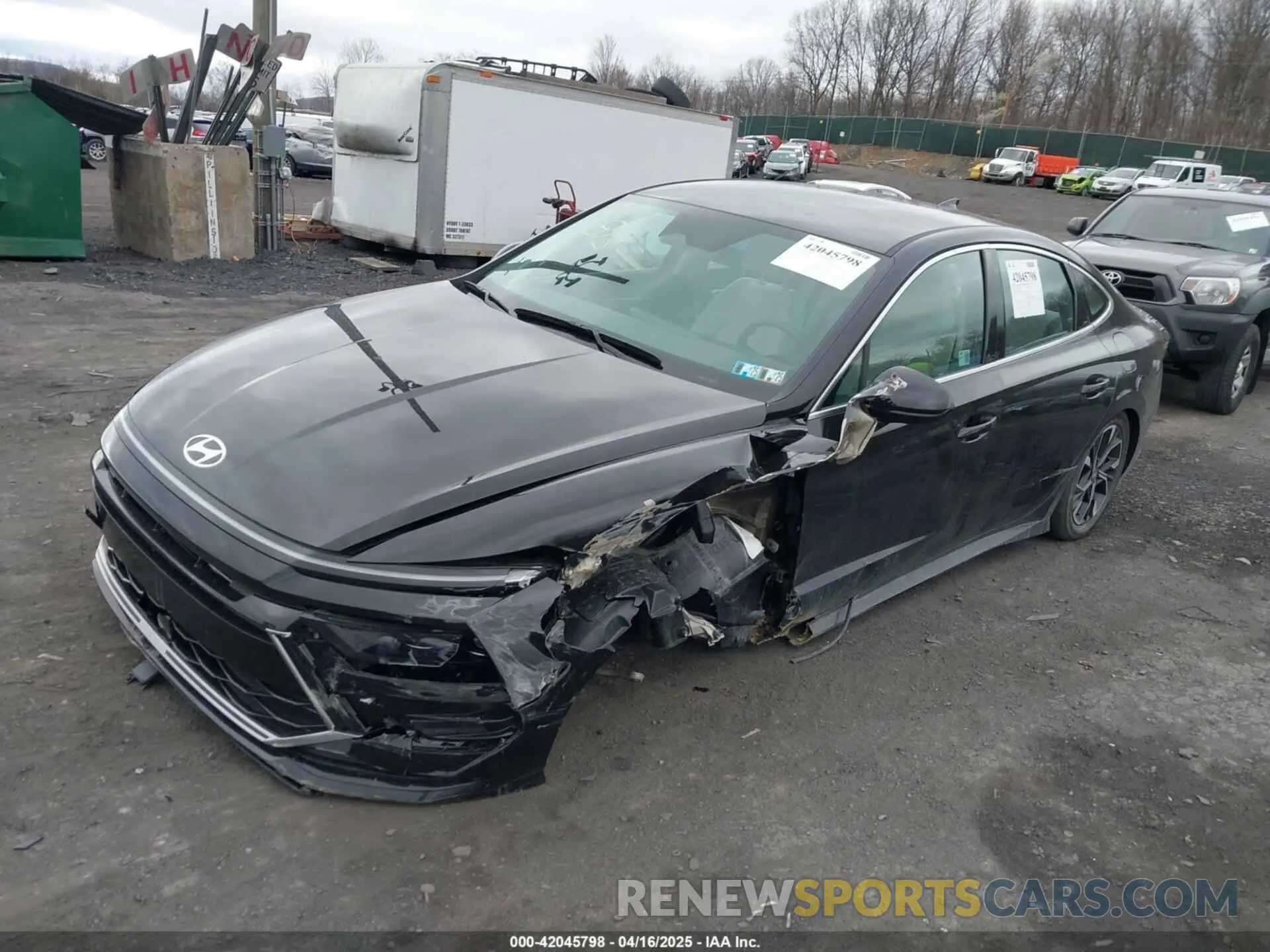 2 Photograph of a damaged car KMHL64JA9RA406310 HYUNDAI SONATA 2024