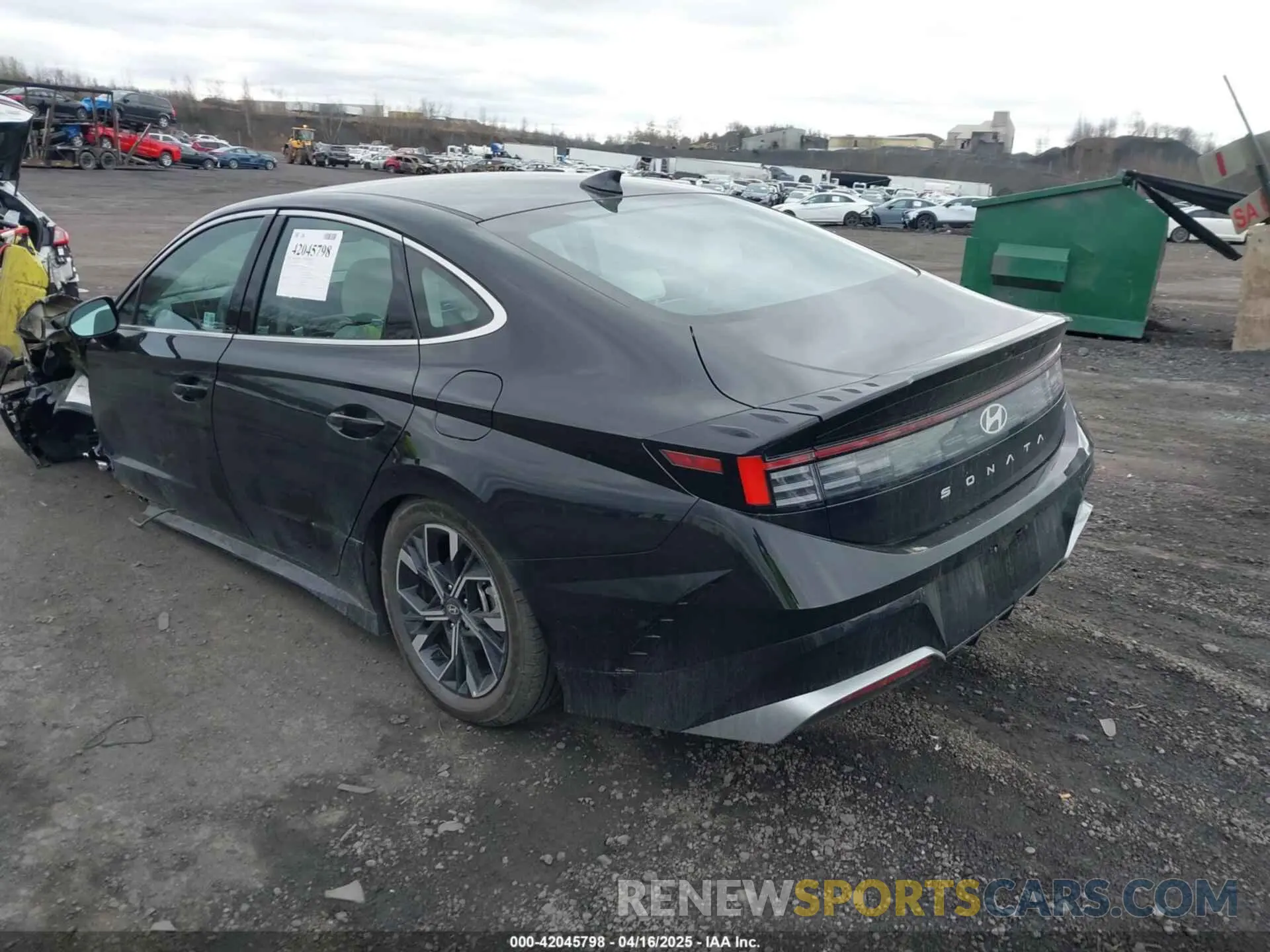 3 Photograph of a damaged car KMHL64JA9RA406310 HYUNDAI SONATA 2024