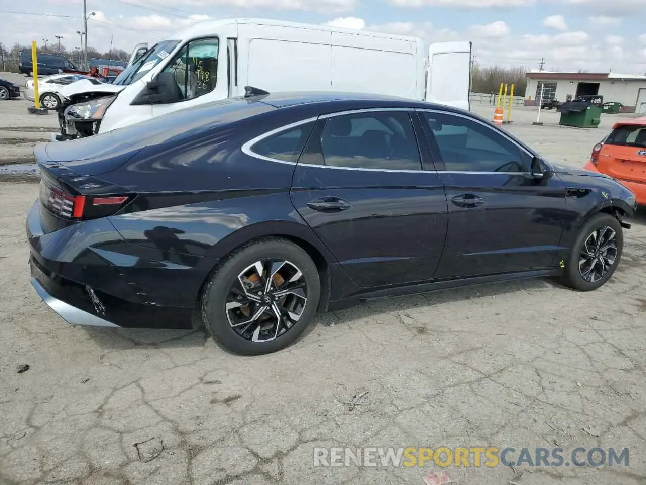 3 Photograph of a damaged car KMHL64JA9RA412592 HYUNDAI SONATA 2024