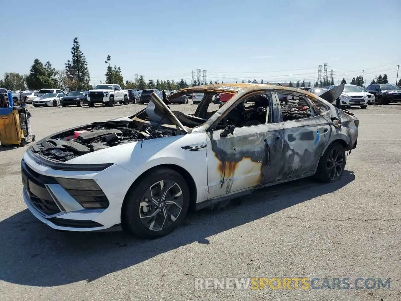 1 Photograph of a damaged car KMHL64JA9RA421177 HYUNDAI SONATA 2024