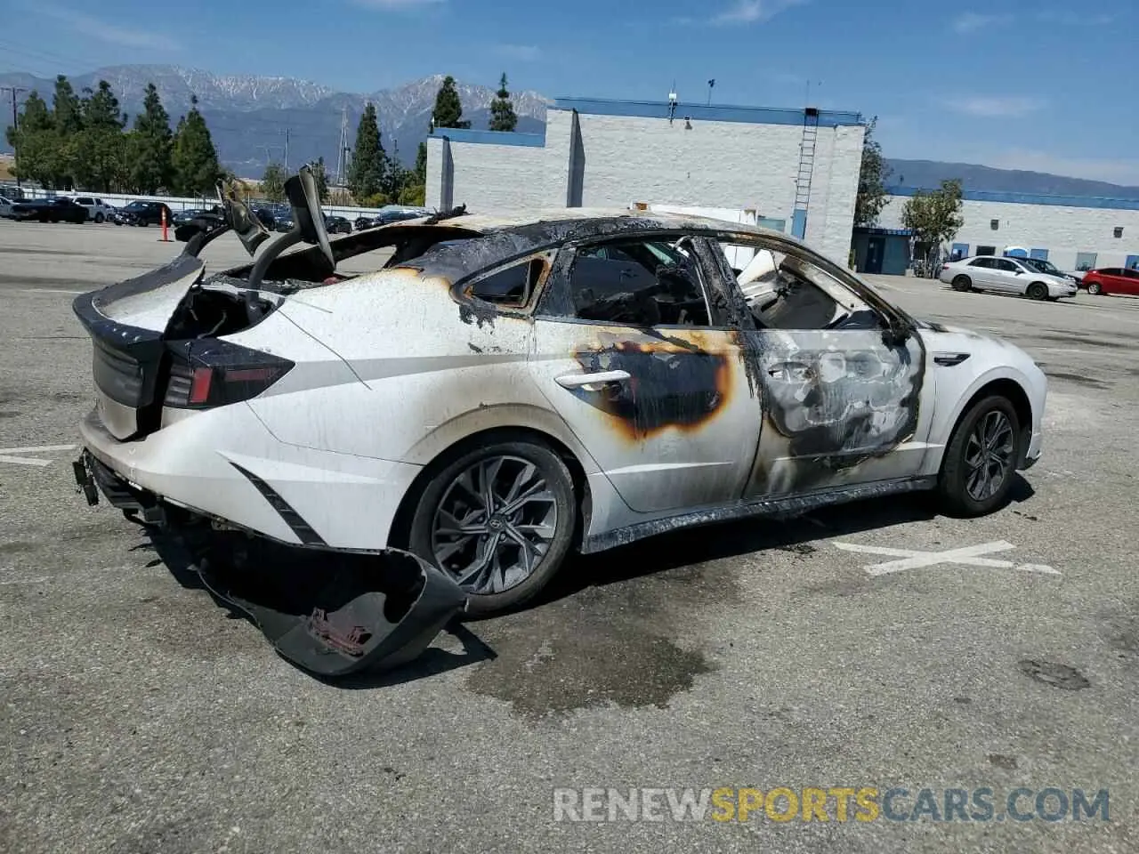 3 Photograph of a damaged car KMHL64JA9RA421177 HYUNDAI SONATA 2024