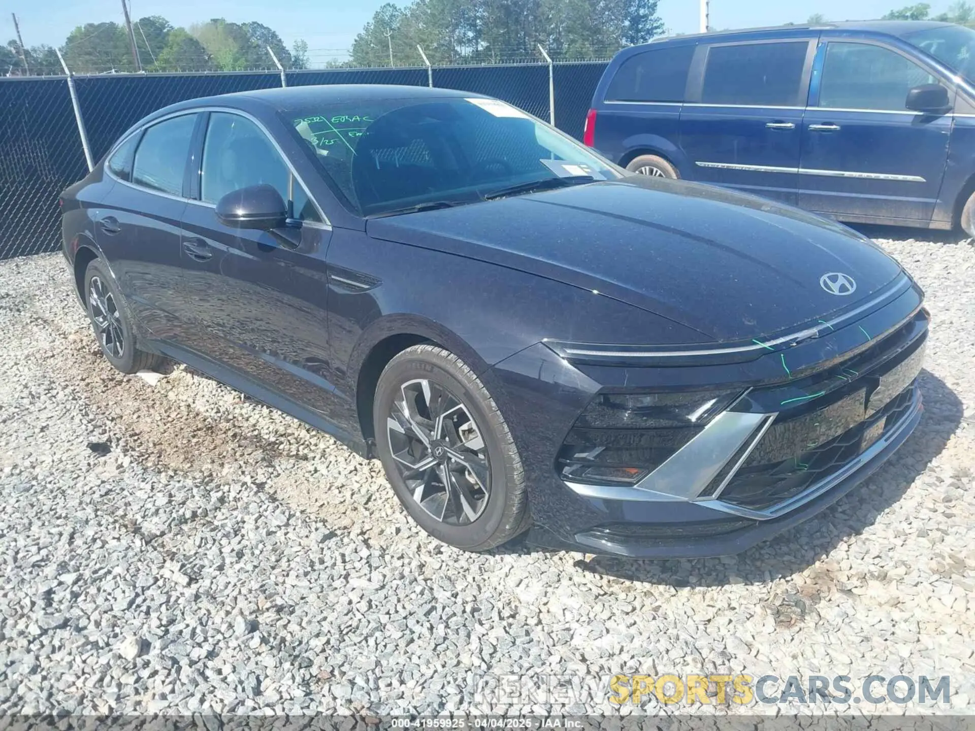 1 Photograph of a damaged car KMHL64JAXRA349048 HYUNDAI SONATA 2024