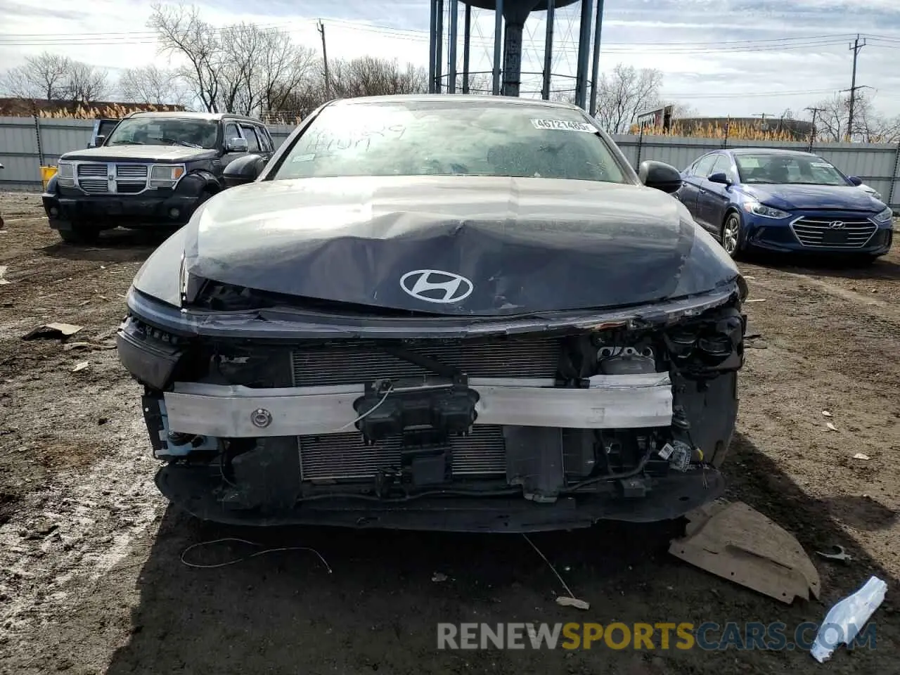 5 Photograph of a damaged car KMHL64JAXRA379814 HYUNDAI SONATA 2024