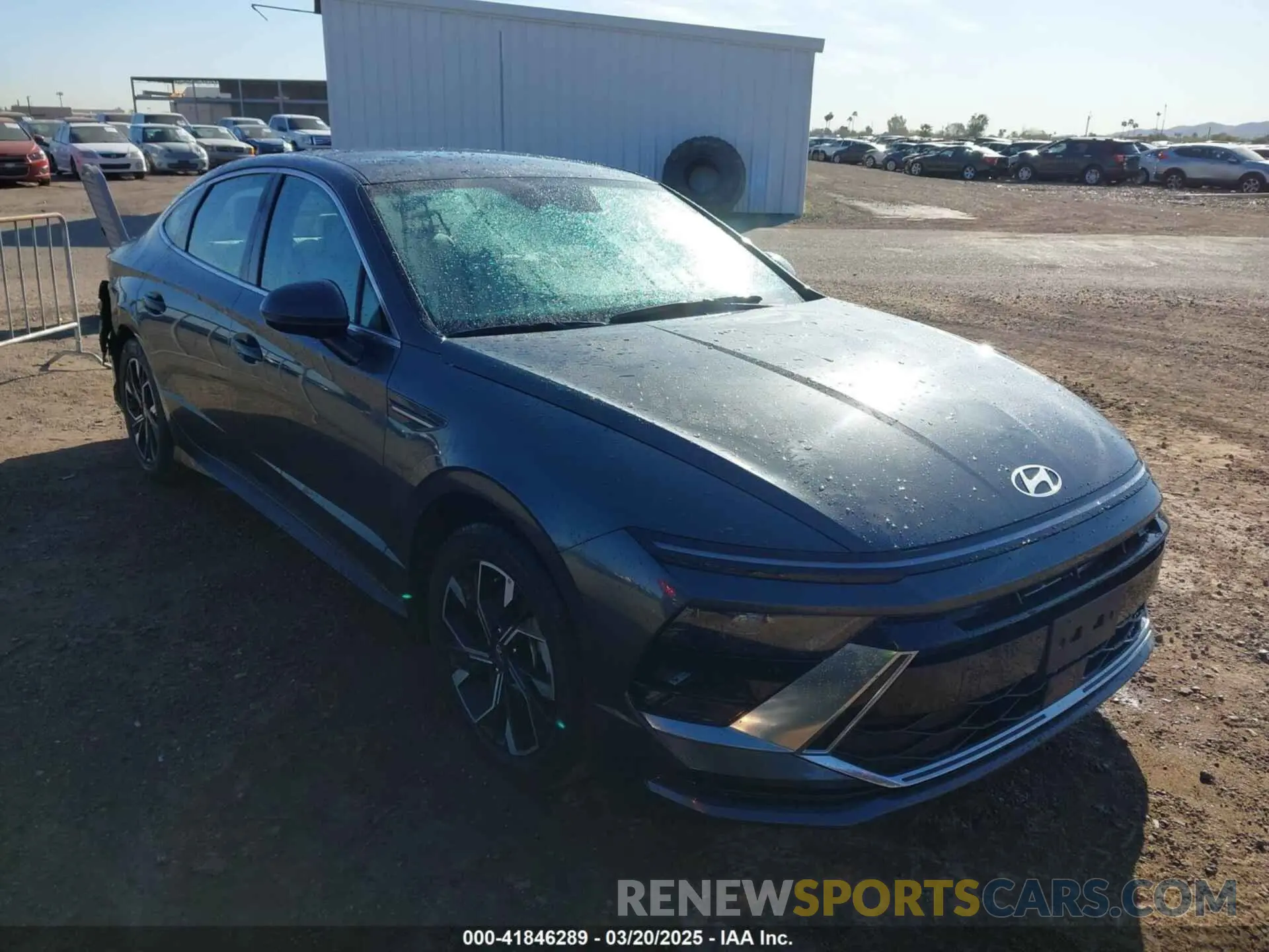 1 Photograph of a damaged car KMHL64JAXRA383510 HYUNDAI SONATA 2024