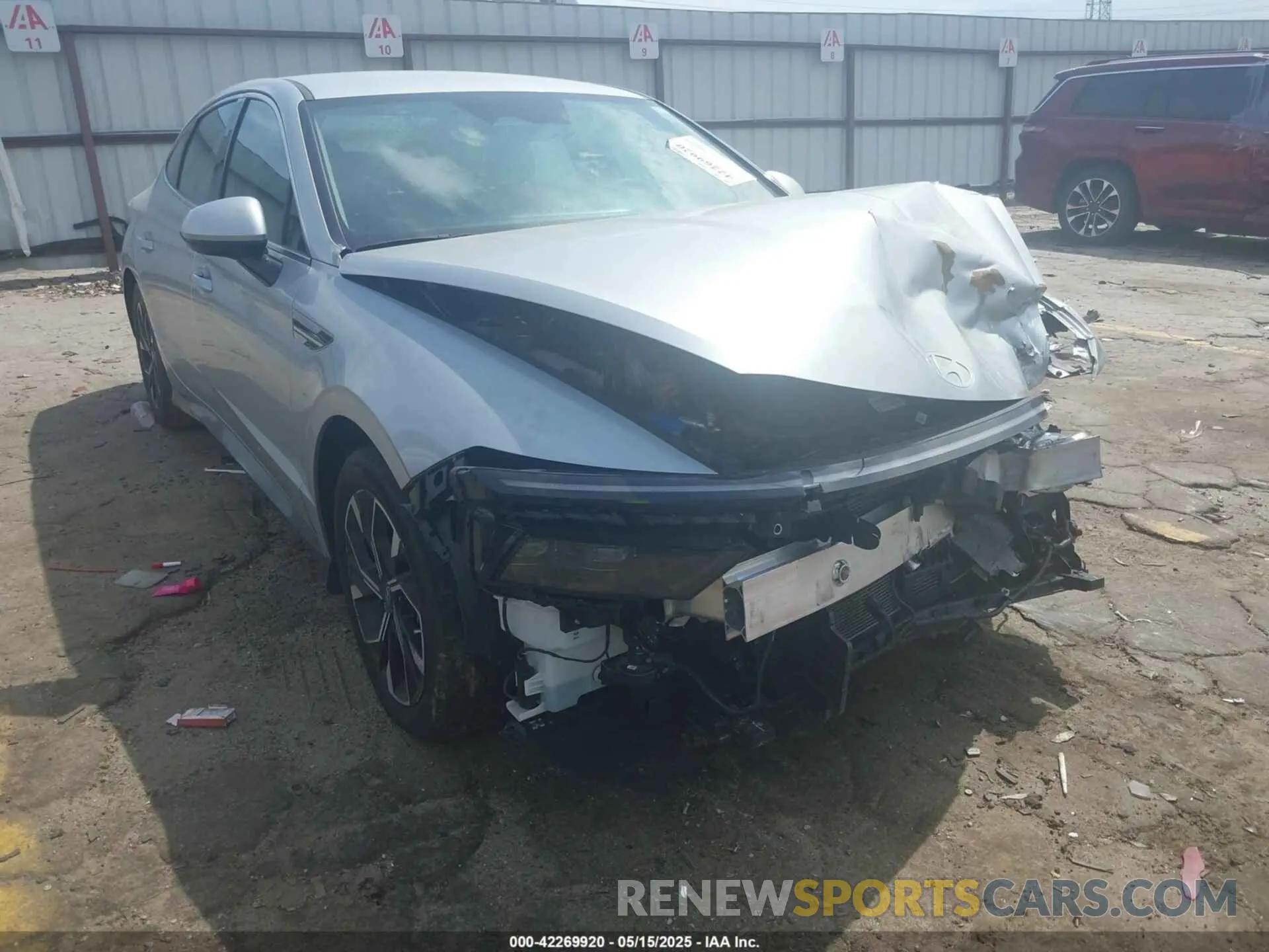 1 Photograph of a damaged car KMHL64JAXRA391963 HYUNDAI SONATA 2024