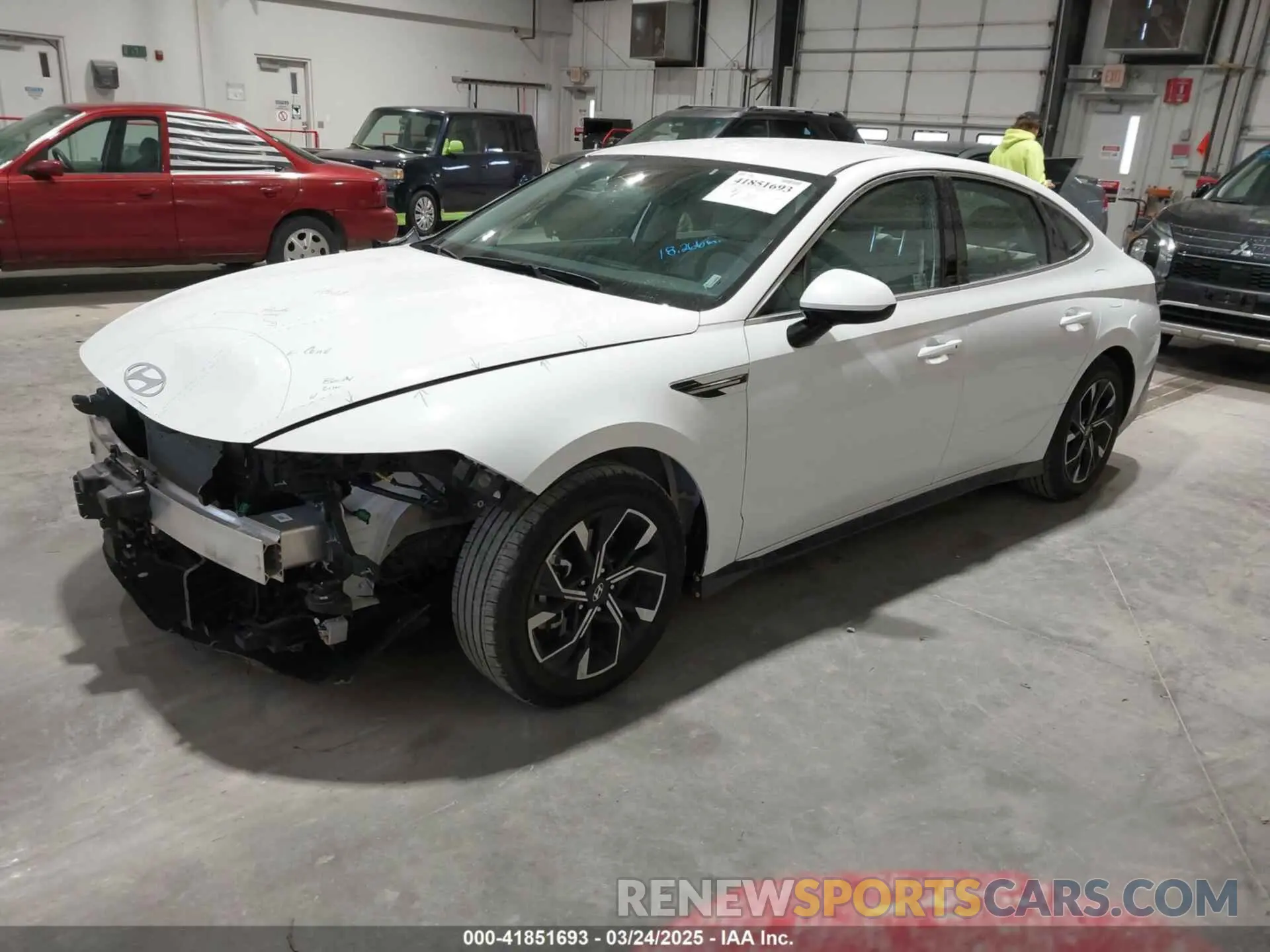 2 Photograph of a damaged car KMHL64JAXRA392482 HYUNDAI SONATA 2024