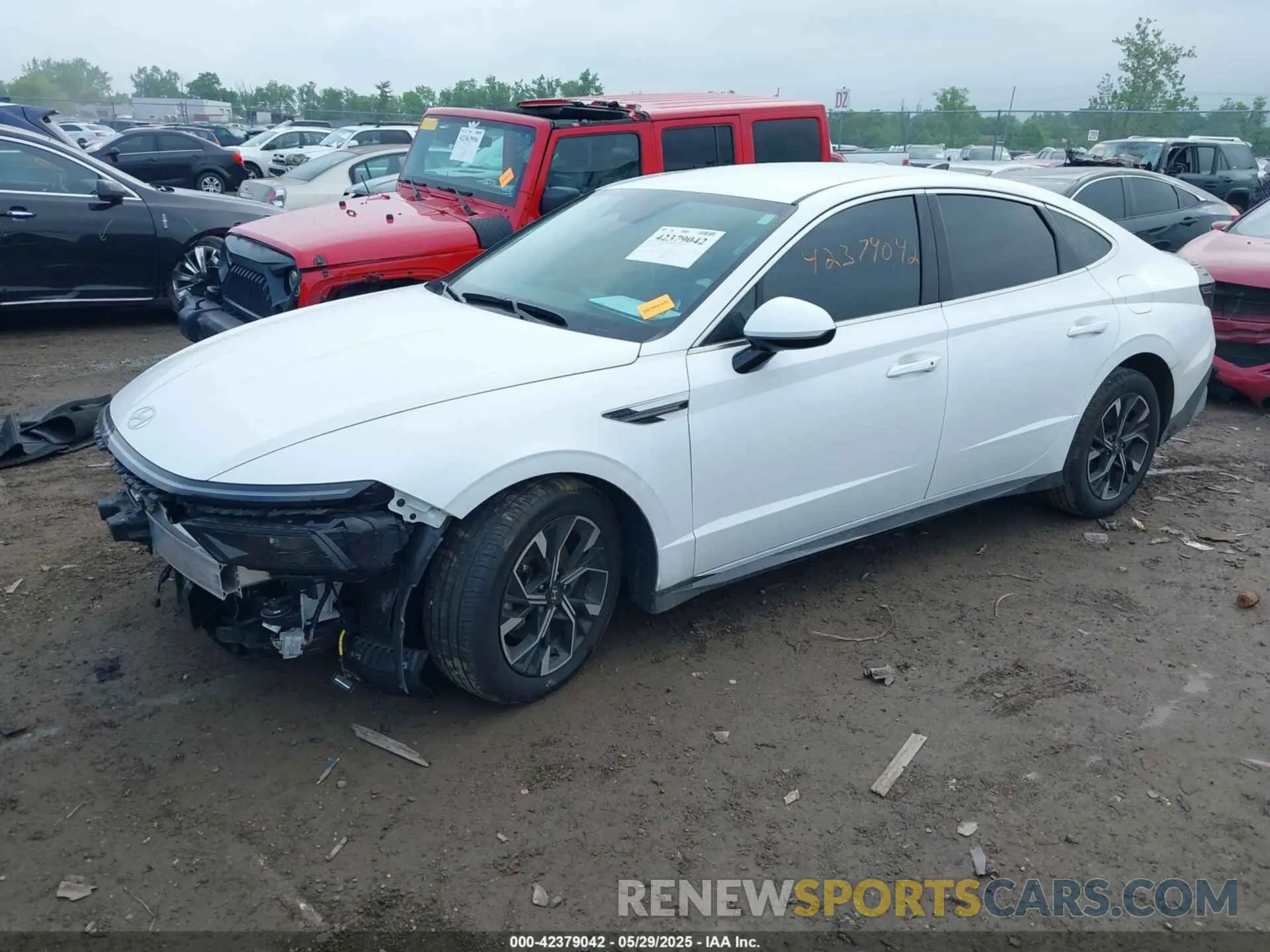 2 Photograph of a damaged car KMHL64JAXRA396144 HYUNDAI SONATA 2024
