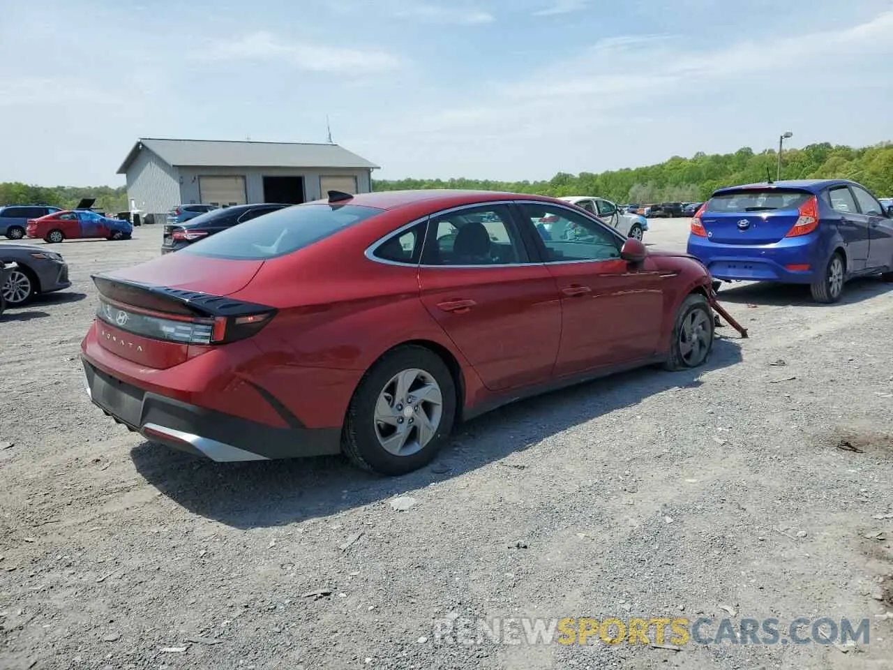 3 Photograph of a damaged car KMHL24JA7SA454177 HYUNDAI SONATA 2025