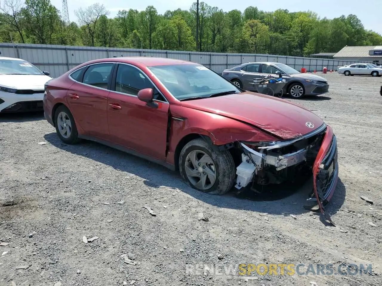 4 Photograph of a damaged car KMHL24JA7SA454177 HYUNDAI SONATA 2025