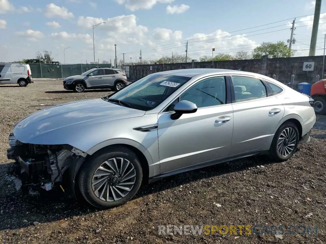1 Photograph of a damaged car KMHL34JJ4SA104180 HYUNDAI SONATA 2025