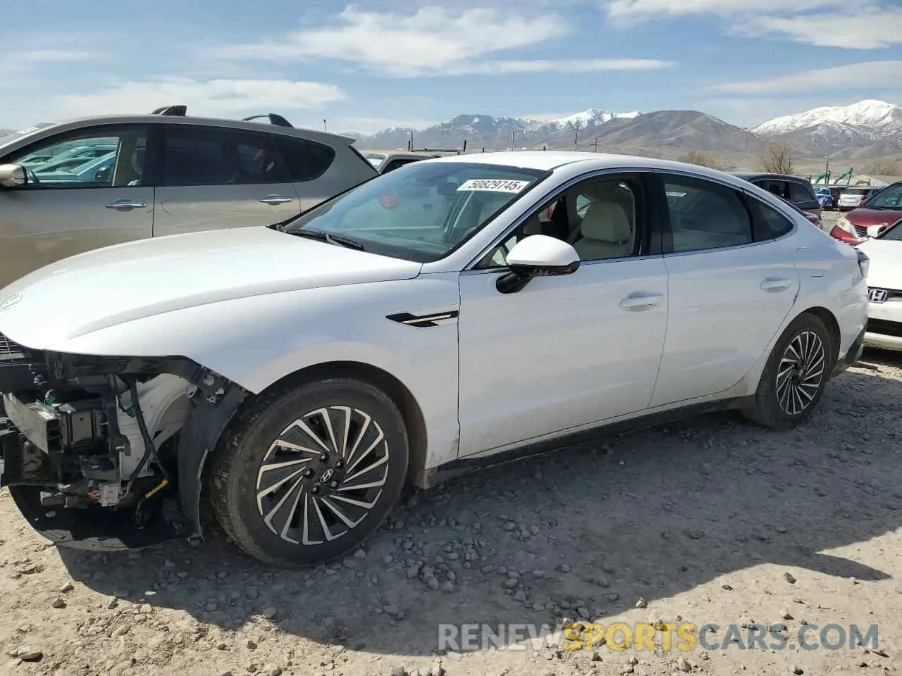 1 Photograph of a damaged car KMHL34JJ5SA110411 HYUNDAI SONATA 2025