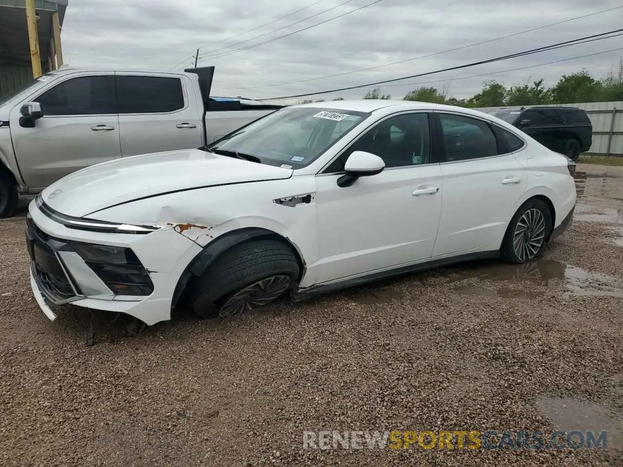 1 Photograph of a damaged car KMHL34JJ7SA105016 HYUNDAI SONATA 2025