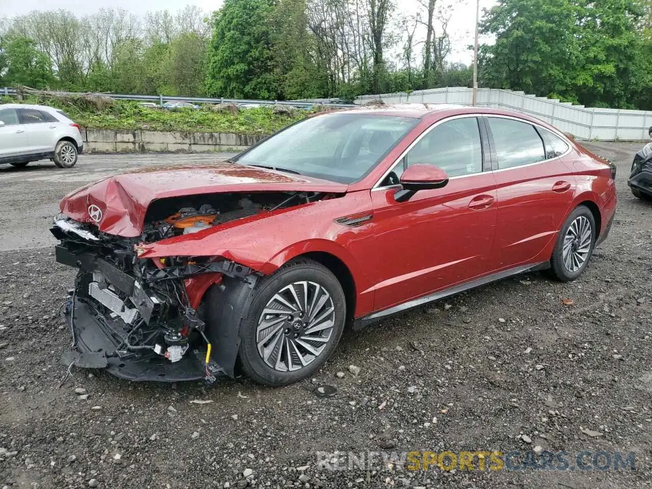 1 Photograph of a damaged car KMHL34JJ9SA116972 HYUNDAI SONATA 2025