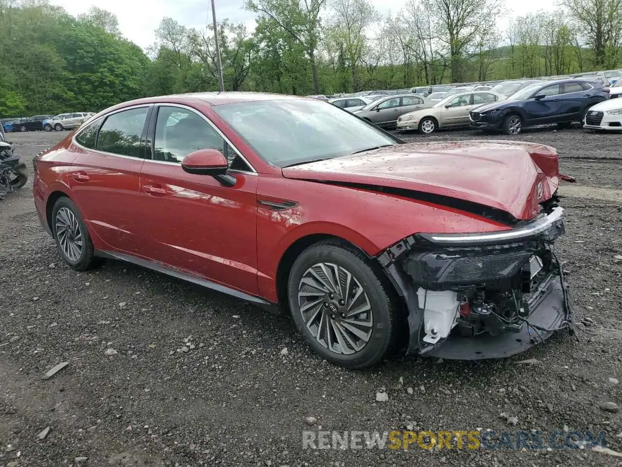 4 Photograph of a damaged car KMHL34JJ9SA116972 HYUNDAI SONATA 2025