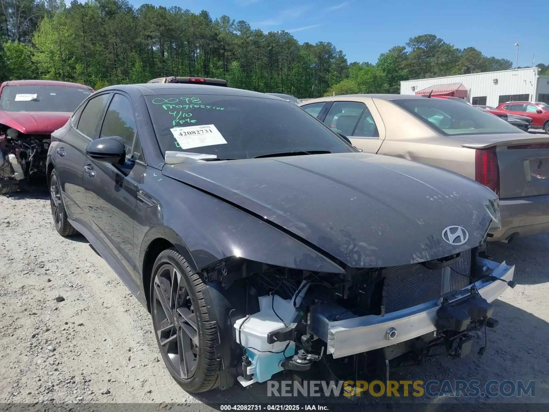 1 Photograph of a damaged car KMHL54JC0SA430778 HYUNDAI SONATA 2025