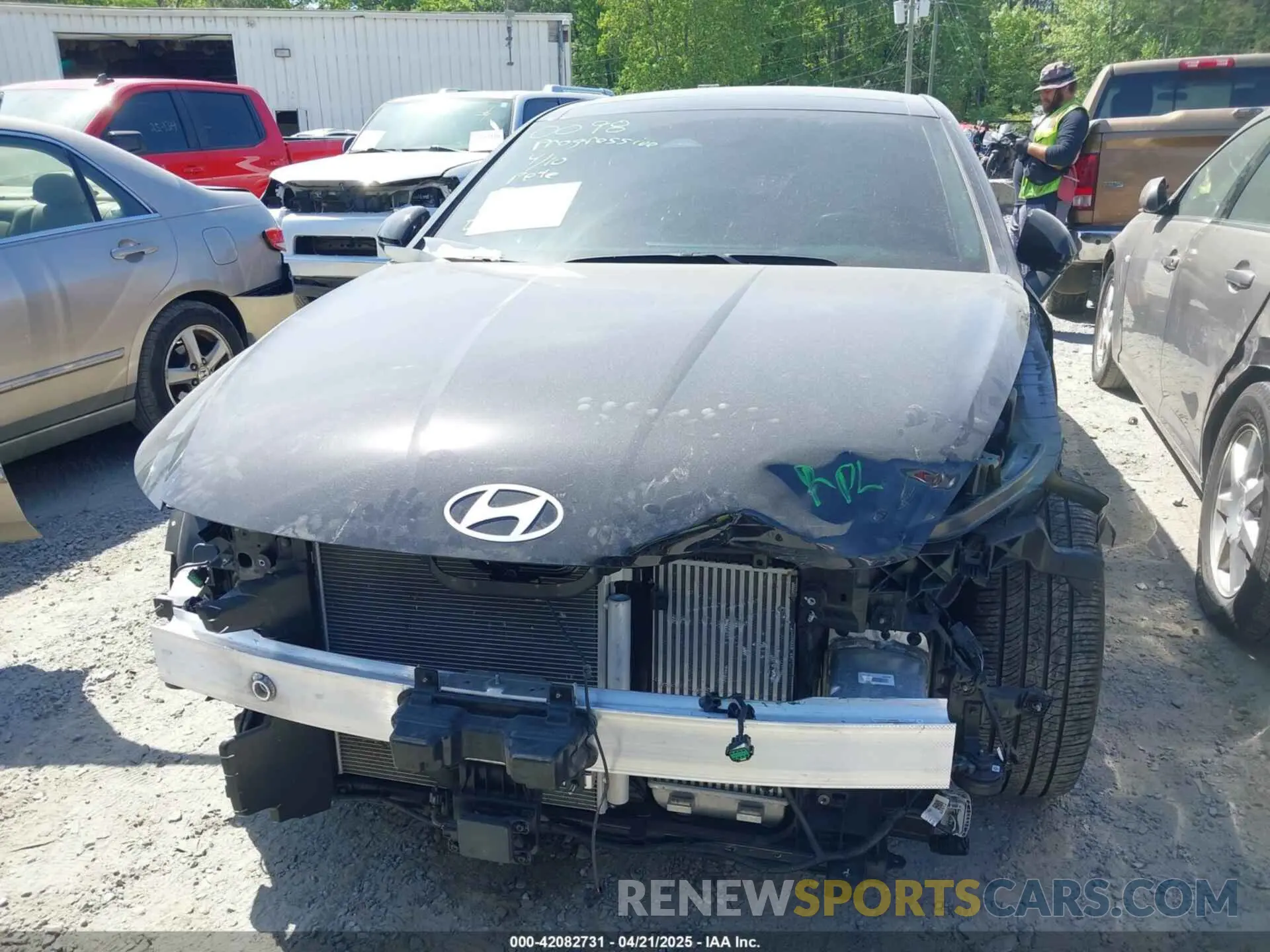 12 Photograph of a damaged car KMHL54JC0SA430778 HYUNDAI SONATA 2025