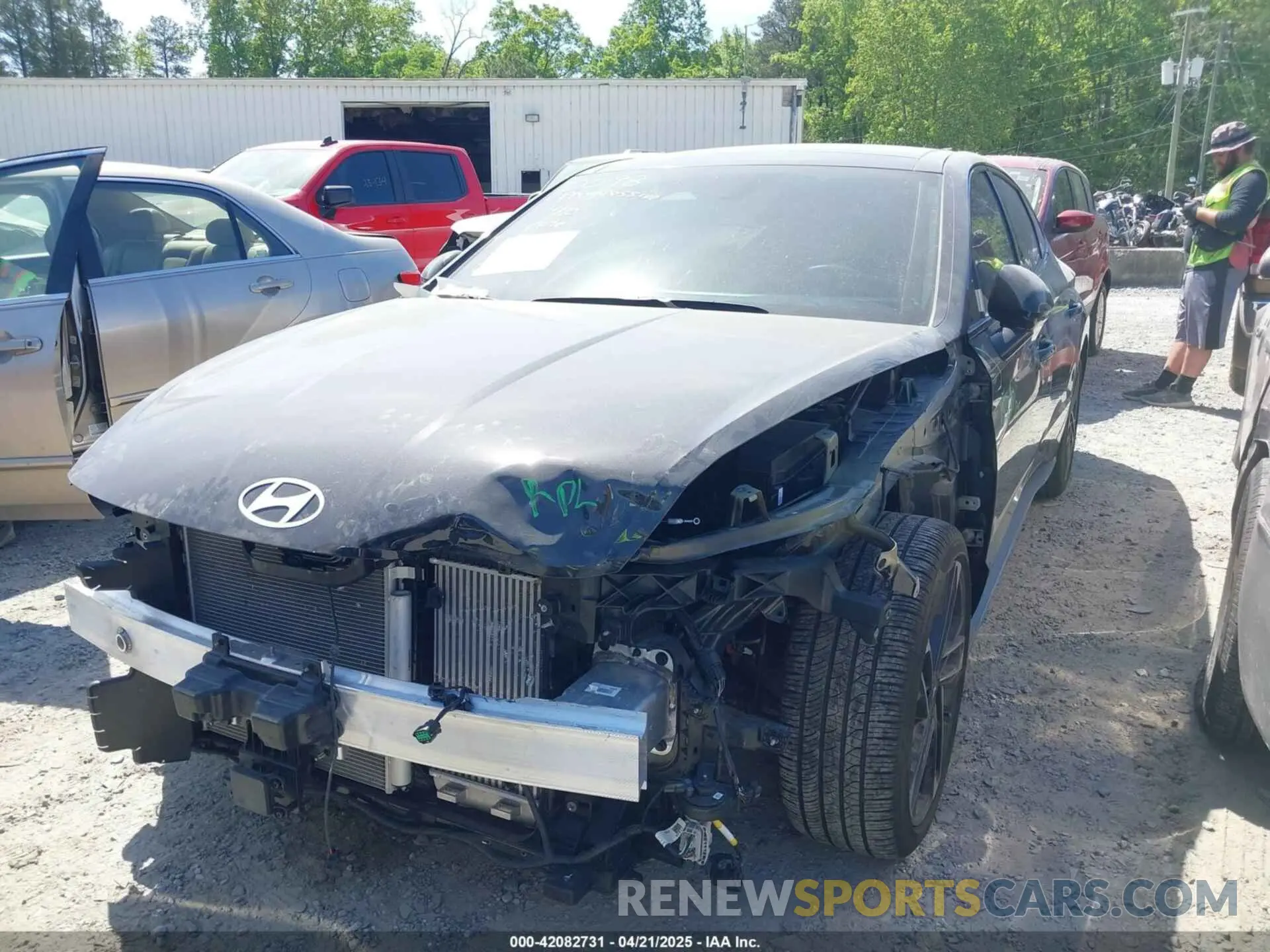 2 Photograph of a damaged car KMHL54JC0SA430778 HYUNDAI SONATA 2025