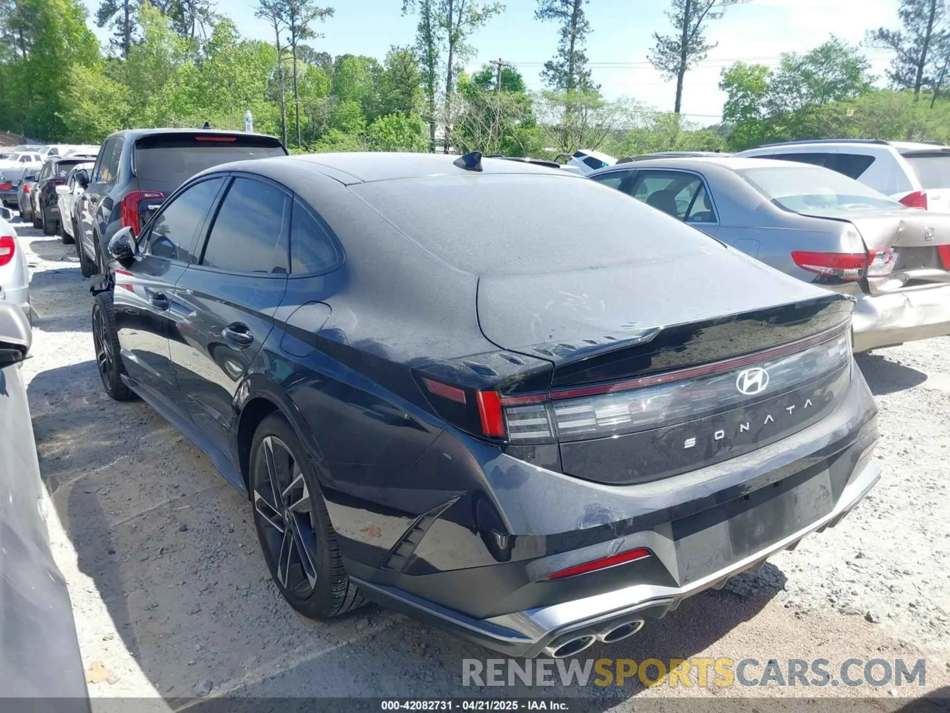 3 Photograph of a damaged car KMHL54JC0SA430778 HYUNDAI SONATA 2025
