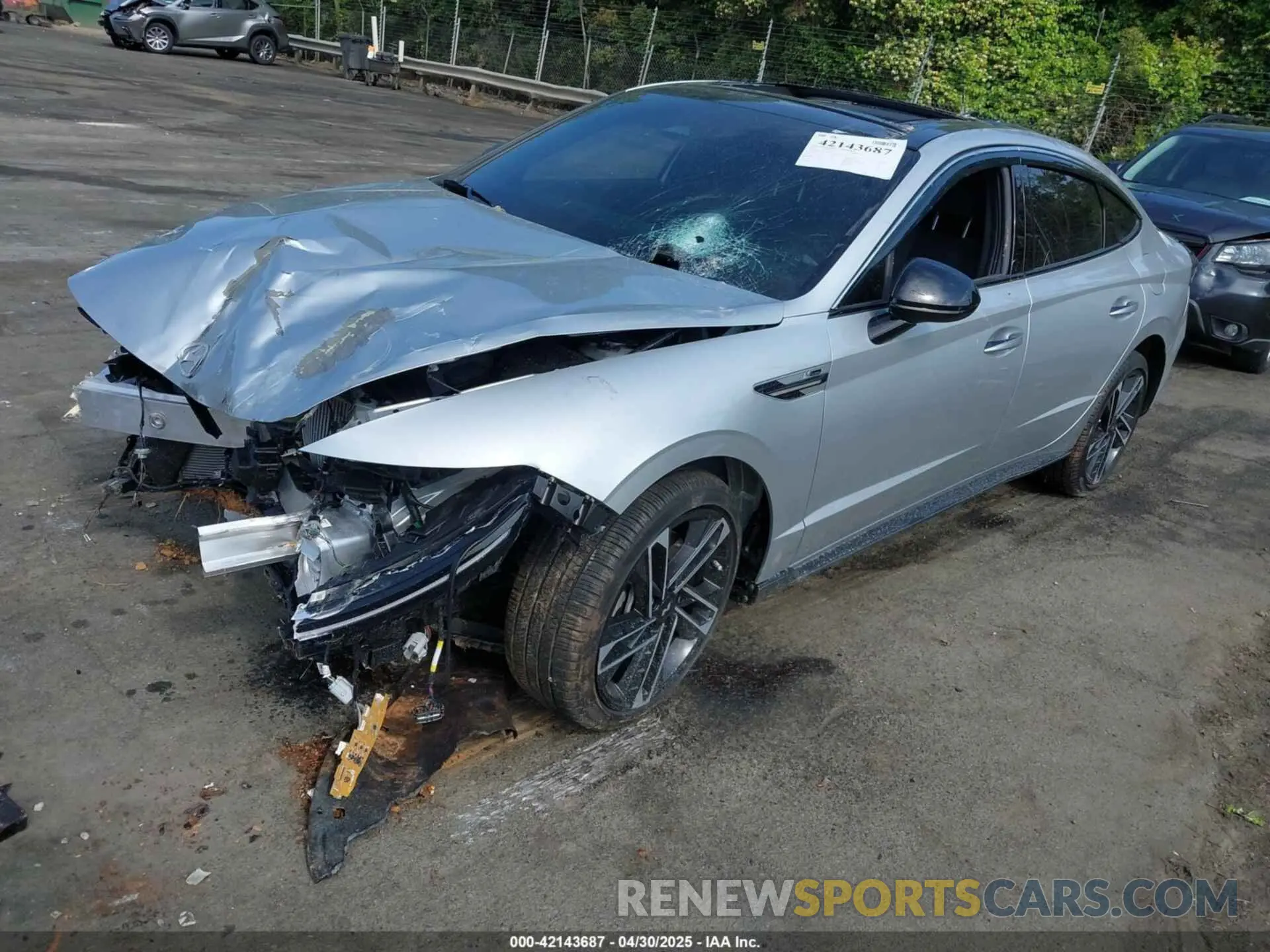 2 Photograph of a damaged car KMHL54JC1SA472957 HYUNDAI SONATA 2025