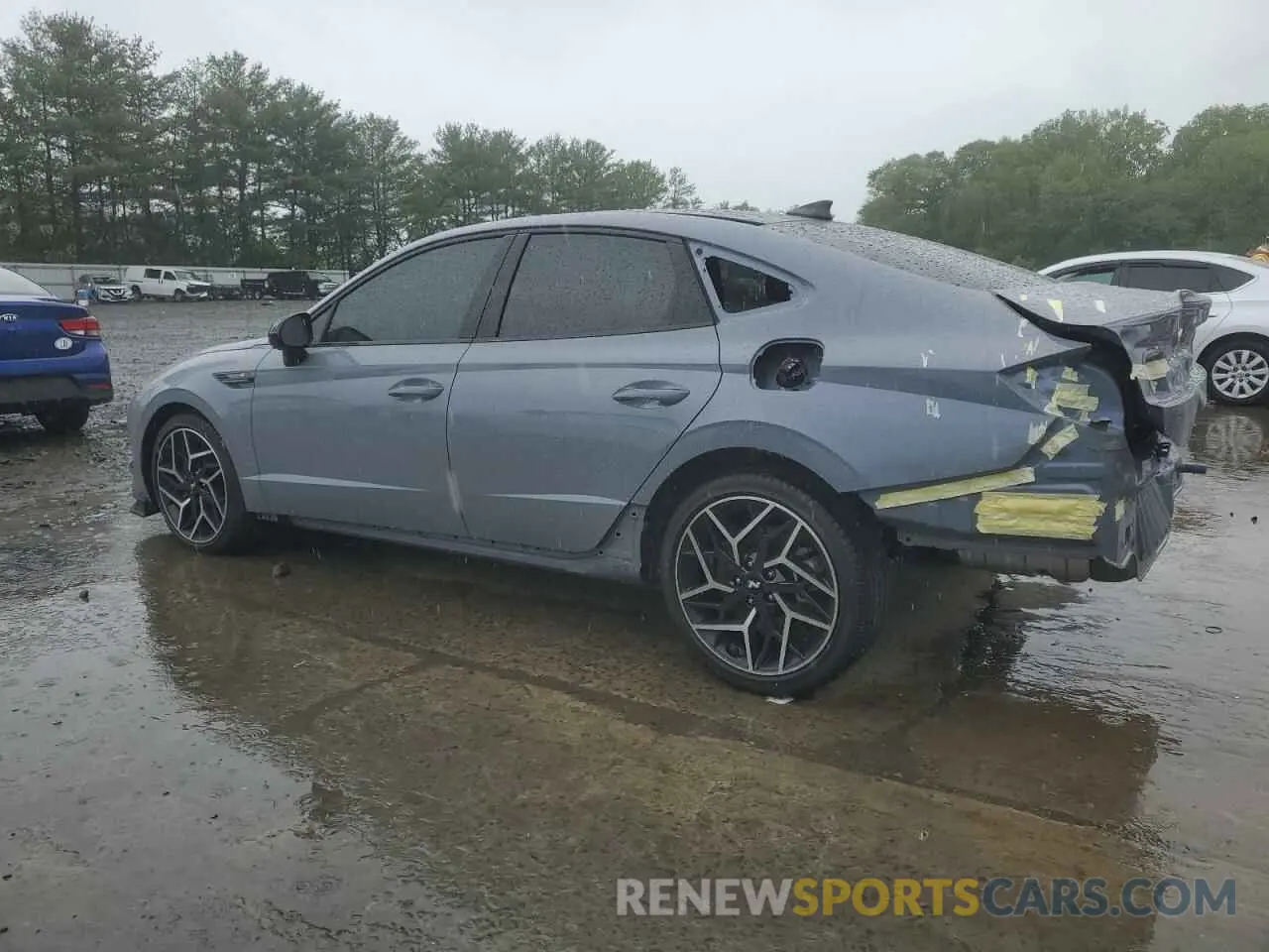 2 Photograph of a damaged car KMHL54JC2SA473065 HYUNDAI SONATA 2025