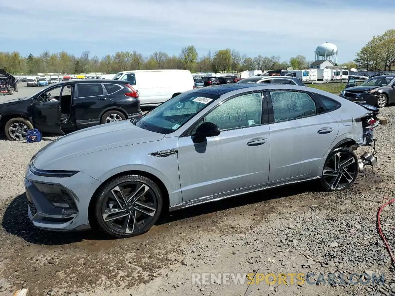 1 Photograph of a damaged car KMHL54JC4SA452279 HYUNDAI SONATA 2025