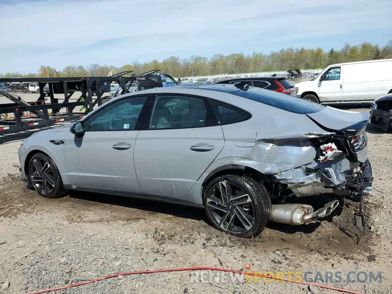 2 Photograph of a damaged car KMHL54JC4SA452279 HYUNDAI SONATA 2025