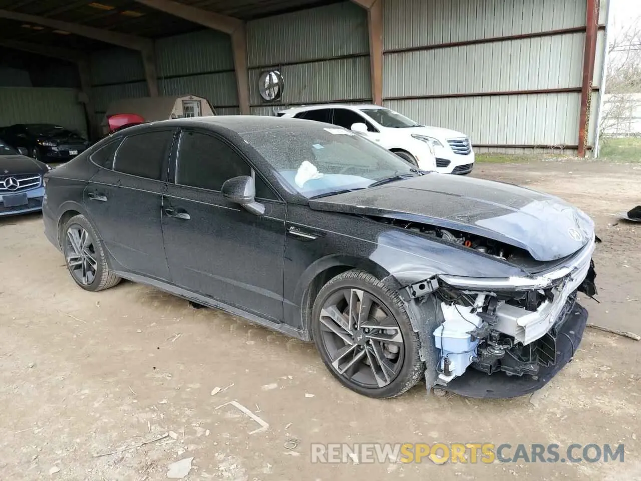 4 Photograph of a damaged car KMHL54JC8SA433685 HYUNDAI SONATA 2025