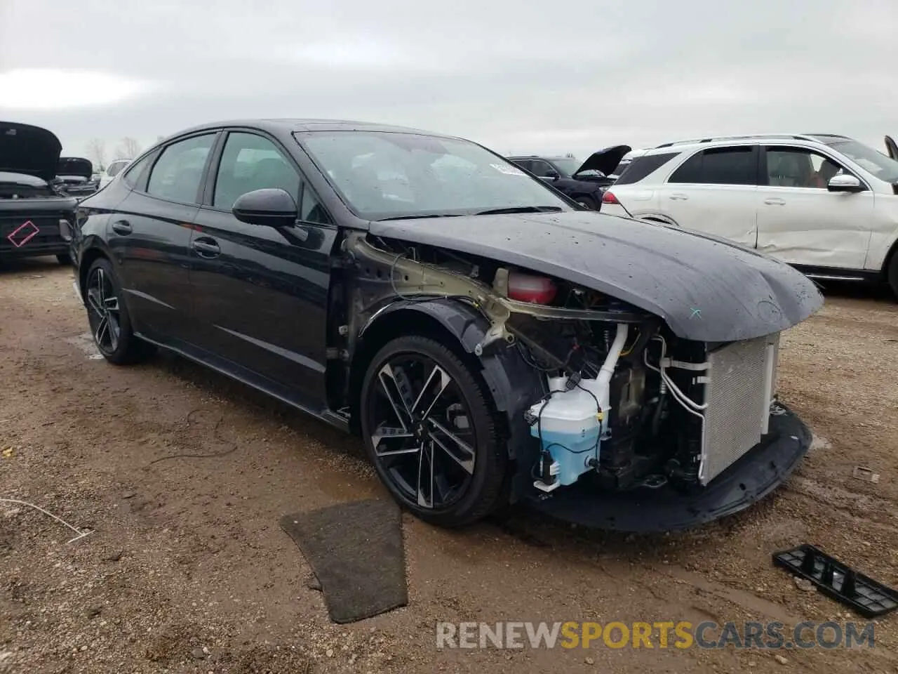 4 Photograph of a damaged car KMHL54JC8SA449997 HYUNDAI SONATA 2025