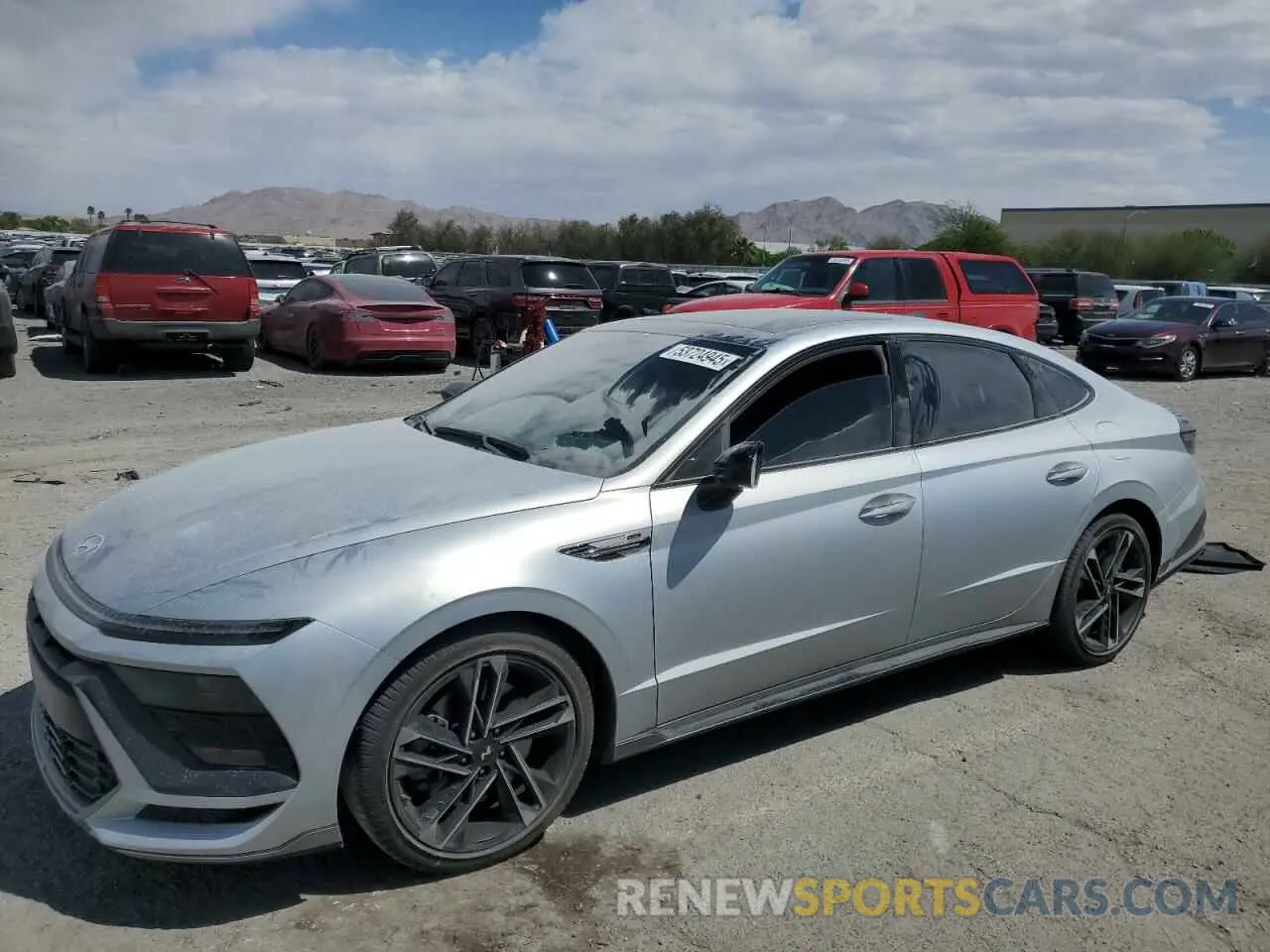 1 Photograph of a damaged car KMHL54JCXSA429444 HYUNDAI SONATA 2025