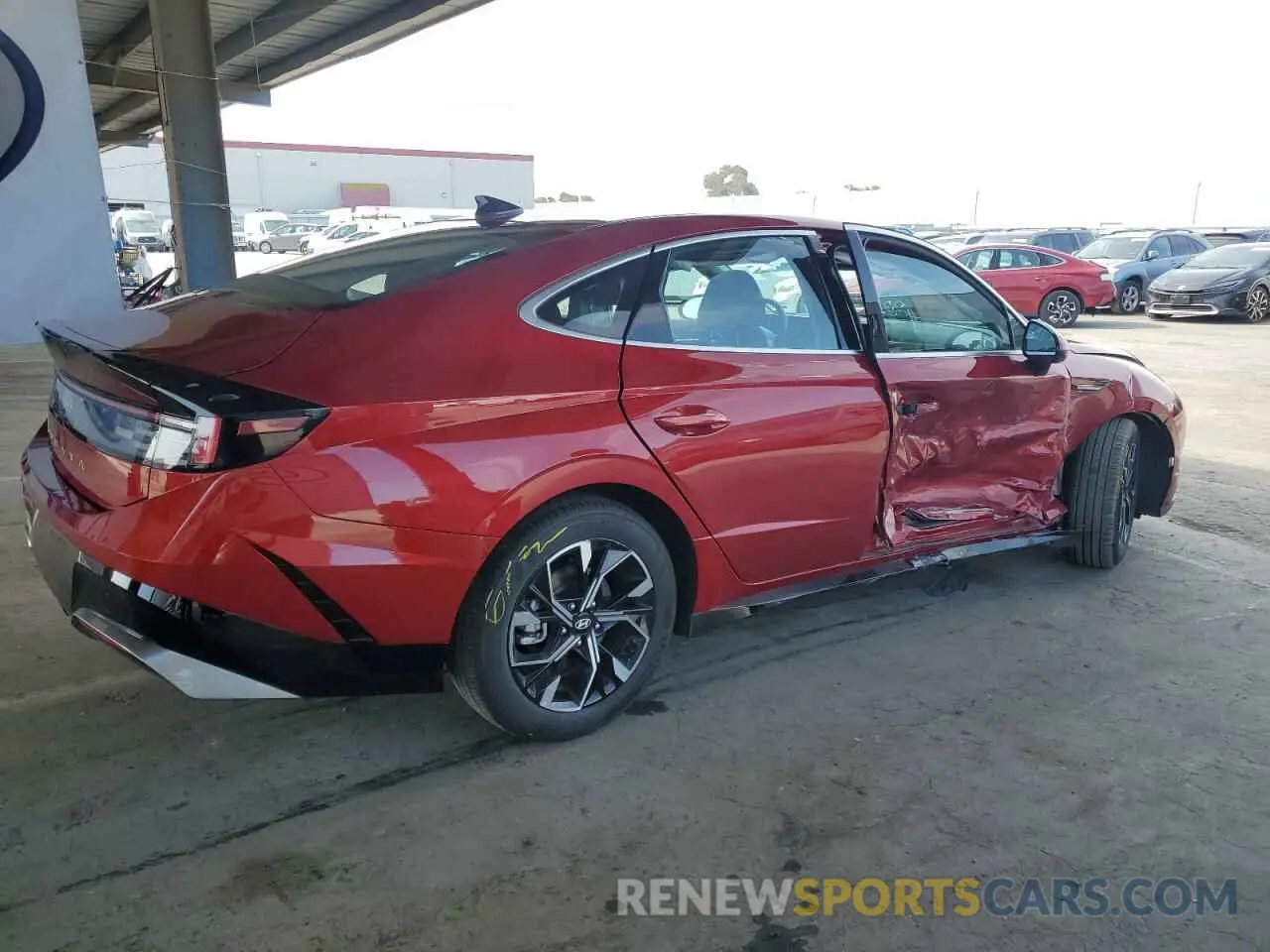 3 Photograph of a damaged car KMHL64JA0SA454171 HYUNDAI SONATA 2025