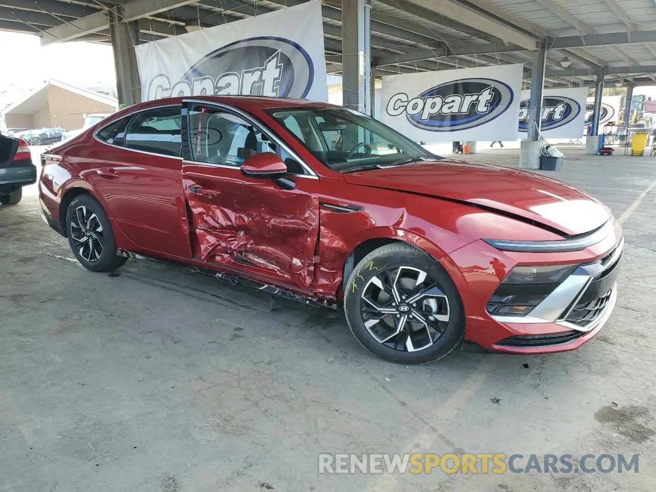 4 Photograph of a damaged car KMHL64JA0SA454171 HYUNDAI SONATA 2025