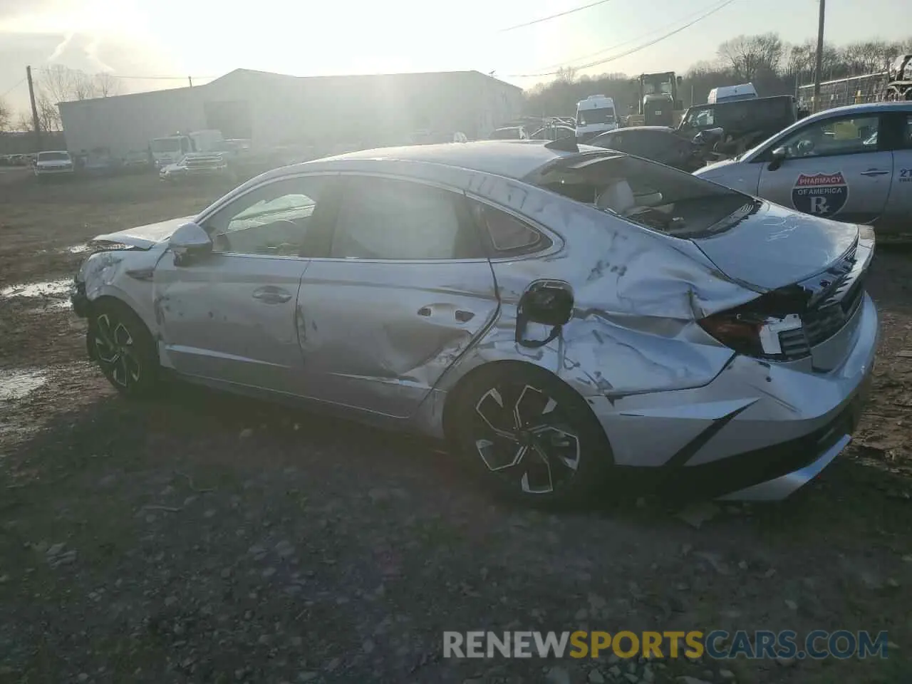 2 Photograph of a damaged car KMHL64JA0SA456972 HYUNDAI SONATA 2025
