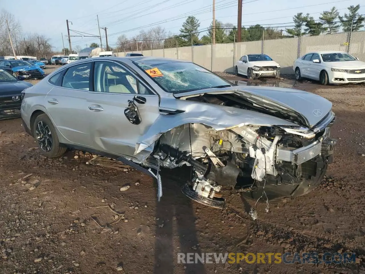 4 Photograph of a damaged car KMHL64JA0SA456972 HYUNDAI SONATA 2025