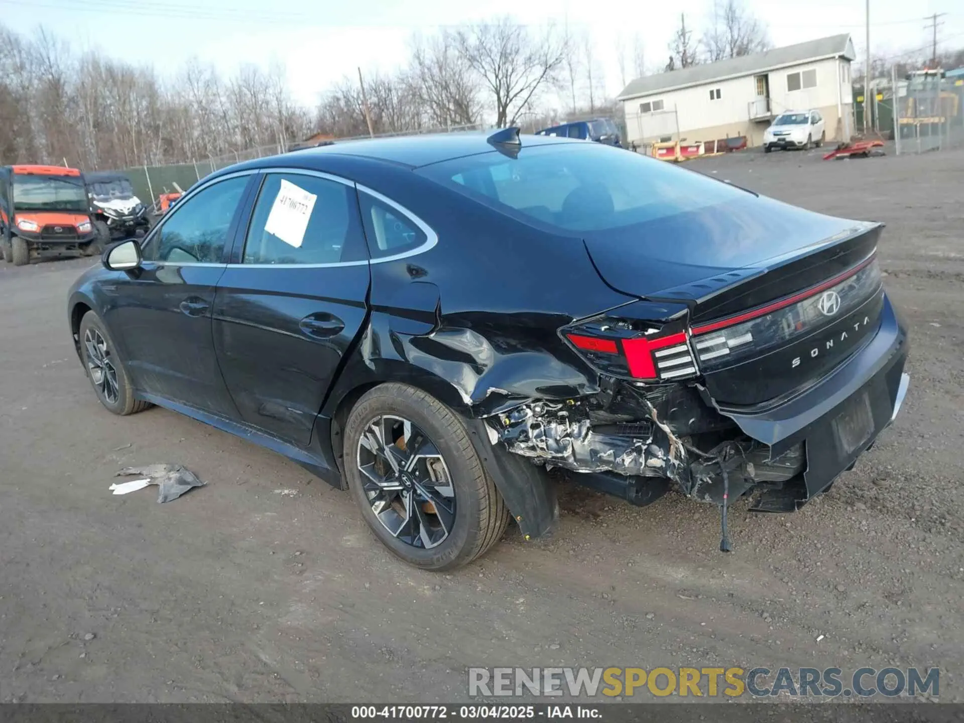 3 Photograph of a damaged car KMHL64JA1SA434737 HYUNDAI SONATA 2025