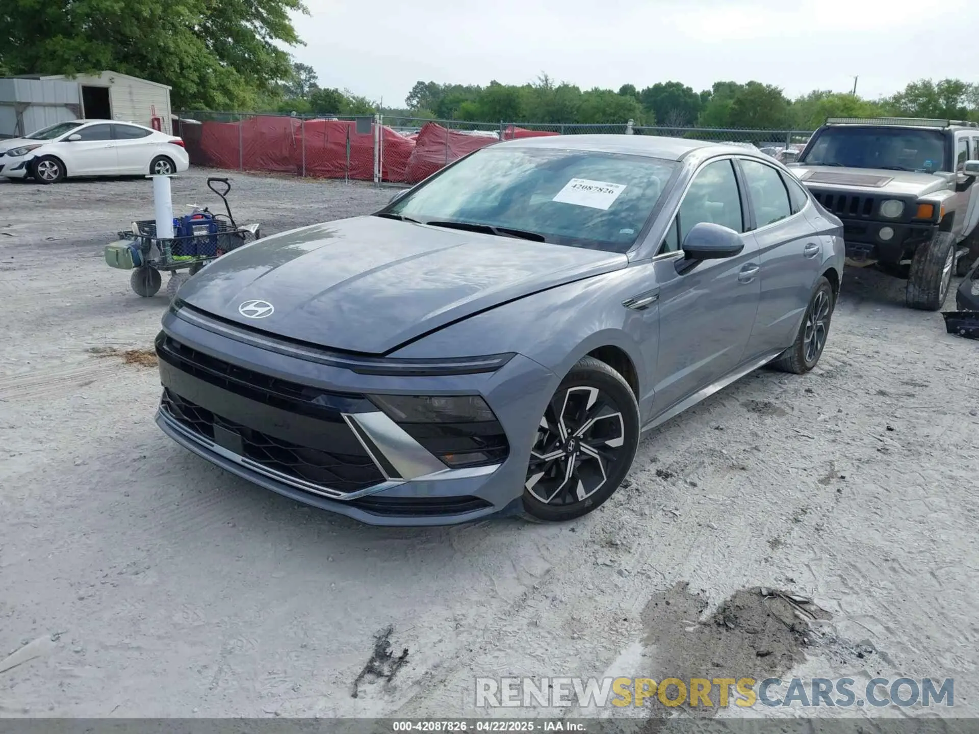 2 Photograph of a damaged car KMHL64JA1SA443289 HYUNDAI SONATA 2025