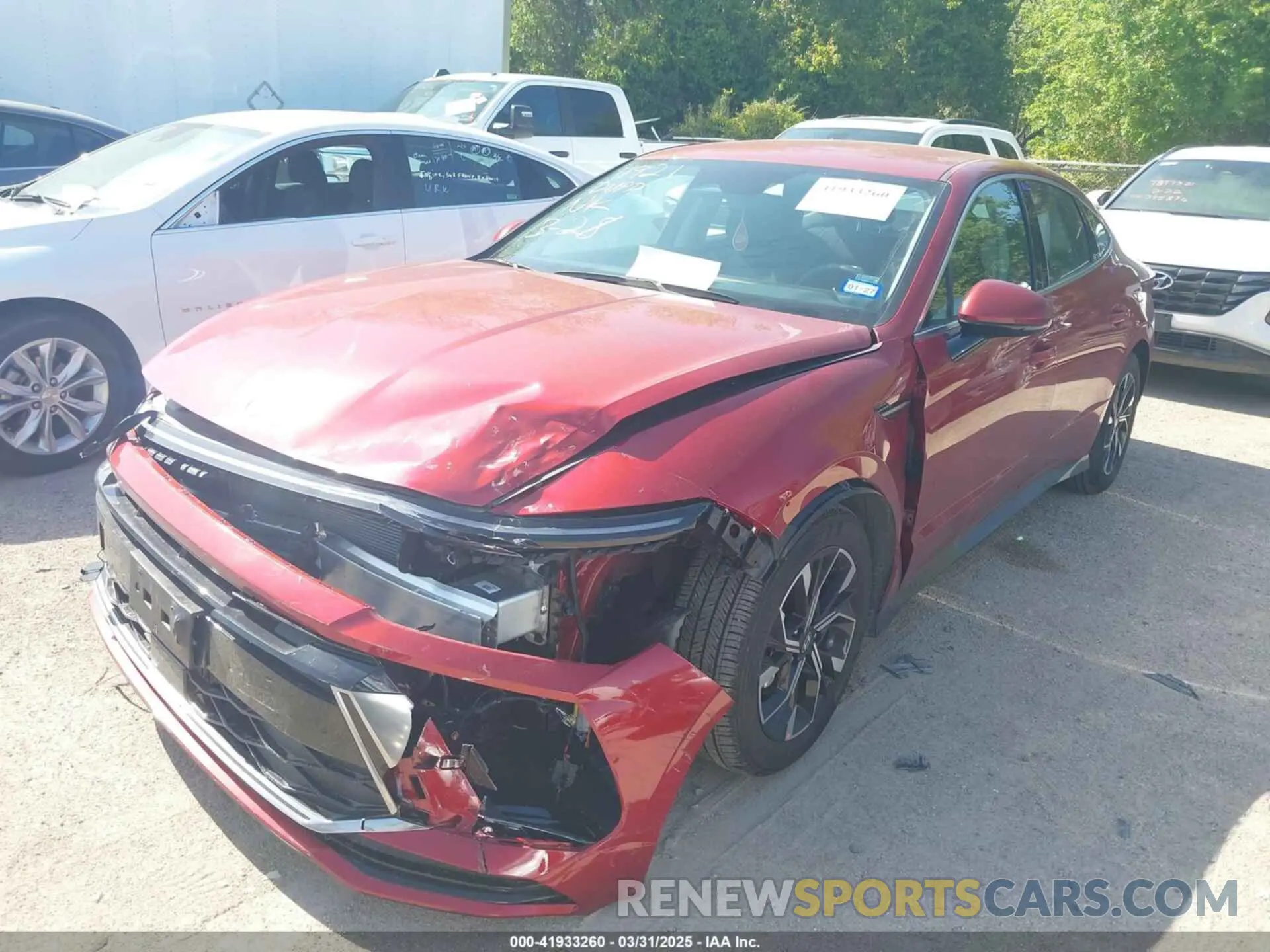 2 Photograph of a damaged car KMHL64JA1SA471447 HYUNDAI SONATA 2025